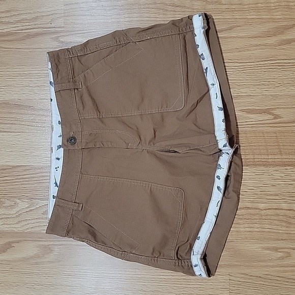 The North Face Ridgeside Midweight Casual Hiking Shorts Khaki Size 2 - Picture 1 of 9